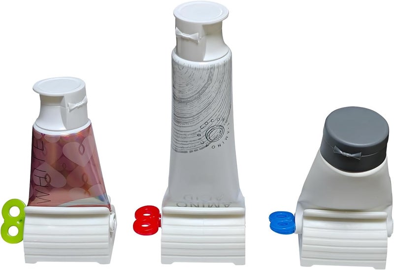 TFJAYTOO 6 Pack Toothpaste Squeezer, Toothpaste Squeezer Rollers，Toothpaste Tube Squeezers Clip Holder Stand Winder - Image 4